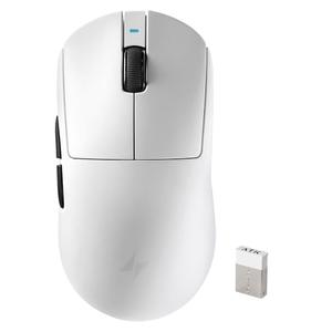 MIKIBY A9 Gaming Mouse, 18000 DPI, PAW3395 SE Sensor,53G Lightweight, Tri-Mode 2.4G/BT5.0/USB-C Wireless/Wired Mouse, Programmable Mouse, Office Mice for PC/Xbox/Win/Mac (White)