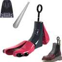 Shoe Stretcher Women Men, 4-Way Boot Stretcher, Adjustable Unisex Shoe Widener & Expander (Pack of 1) (Rose Red(1 Pack for Women Size 6-11, Men's 5-9.5))
