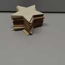 Juvale Wooden Stars for Crafts - 24-Pack, 3.9In x 3.9In x 0.1In, Unfinished Poplar Wood - DIY Ornaments & Decorations - Wooden Star Shapes & Unfinished Wood Cutouts