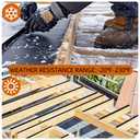 Butyl Joist Tape for Decking 2''×50', 10 Rolls Weather-Resistant Deck Joist Tape 2 inch, Waterproof and Anti-Corrosion Joists Deck Tape,Self-Adhesive Flashing Joists Tape for Wood Decks Beams Roof
