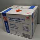 Basic Medical Blue Nitrile Exam Gloves, Latex-Free & Powder-Free Food-Safe House Cleaning Disposable Glove (1000 Pcs)