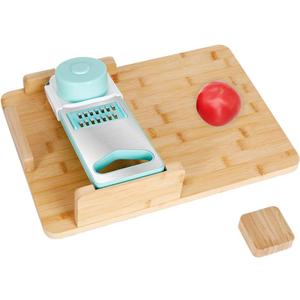 One-Handed Adaptive Cutting Board:One Handed Cutting Board with Bread Holder Food Prep Tools for Right or Left Handed Use Easy Operations