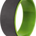 Fitvids Yoga Wheel for Stretching - Spine Stretching & Flexibility Enhancer with Non-Slip Surface, Full-Body Workout Equipment for Improved Mobility, Multiple Colors (Green)