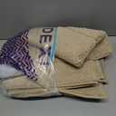 DEXI Bathroom Rug 60x24, Non Slip Washable Bath Mat Runner for Shower Floor, Extra Long Absorbent Soft Bathmat with Rubber Backing, Quick Dry Microfiber Carpet, Beige