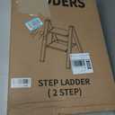 Taranta 2-Step Aluminum Ladder,Lightweight Folding Step Stool with Extra-Wide Anti-Slip Steps,330 lbs Capacity,Compact Space-Saving Design for Home,Kitchen and