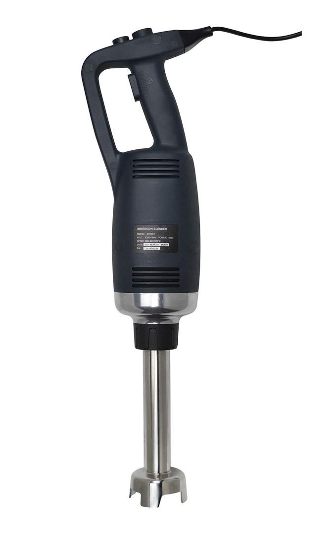 Li Bai 12 in Heavy Duty Immersion Blender Handheld Kitchen, Hand Blenders for Kitchen, Commercial Mixer Electric, 750W Detachable Shaft Adjustable Variable Speed, Emulsifier Blender Handheld