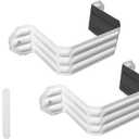 Gutter Downspout Strap Downspout Offset 3x4 Leader Strap 3x4 Rain Gutter Downspout Extension Adapter (Leader Strap 2x3-2 pcs)