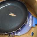Blue Diamond 12" Nonstick Frying Pan Skillet, Diamond Infused PFAS & PTFE-Free Ceramic Pot, Dishwasher & Oven Safe, Stay Cool Handle, Durable Non Toxic Metal Utensil Safe, Egg & Omelet Pan, Blue