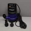 MEDAS 1HP 3434 GPH Sump Pump Submersible Clean/Dirty Water Pump Portable Utility Pump with 16.4ft Cord for Swimming Pool Garden Basement Tub Pond Draining
