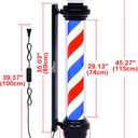 45'' Red White Blue Barber Pole Light