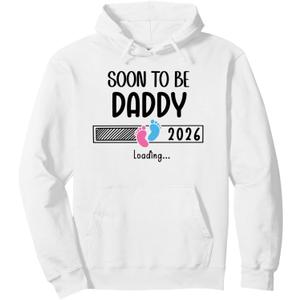 Promoted to Daddy est 2026 Dad Soon to Be Daddy 2026 Loading Pullover Hoodie XL