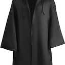 Tianlai Men's Cosplay Robe Costume Hooded Cloak Halloween Cosplay Costume Robe Cloak Cape