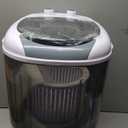 Elevon Mini Spin Dryer Portable Washing Machine, Compact Laundry for Home, Apartment, RV, Gray