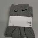 Nike Unisex Adult Everyday Cushioned Training Crew Socks (6 Pairs) L, Grey