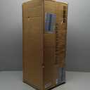 Homde Pencil Christmas Tree 6 Foot Pre-Lit Artificial Christmas Tree with Flocked Snow Pine Cone 160 Warm White Lights Holiday Decor (5ft 11in)