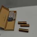 PATIKIL 6" Tall Candle Covers Sleeves, 6Pcs Metal E12 Chandelier Socket Sleeves with Insulation Heat Shrinkable Flame Retardant Tube Bulb Light Base Holder for Lamps, Red Bronze