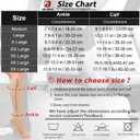 Ailaka Zipper Compression Socks for Women Men, 20-30 mmHg Open Toe Compression Socks Knee High, Ted Hose Compression Stockings for Edema, Varicose Veins