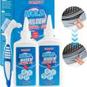 GOMUVY Mould Remover Gel, 1 Pack Household Mould Stain Cleaner, Grout Cleaner For Bathroom, Kitchen, Windows, Shower, Washing Machine Seal, Refrigerator Strips, Sink, Caulk Mould Control - 5 Fl Oz