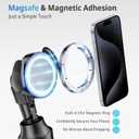 UBeesize 62'' Magnetic Selfie Stick Phone Tripod with Wireless Remote, Extendable Cell Phone Tripod Stand, Compatible with MagSafe, Cellphone Tripod for iPhone 17 16 15 14 13 12 and Android Phones