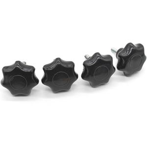 Big Horn 19712B-5PK 5/16-18 x 1" stud 7-Star knob (5/PK)