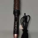 Upgraded Infrared Bounce Brush, Heated Thermal Round Brush with 5 Heat Settings & LED Display, 1.5 Inch lonic for Hair Straightener & Curling Wand, Dual Voltage, Blowout Look, Gifts for Women (Rose Gold)