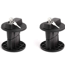 2X Can Mount, Oil Mounting Lock 5Gallon Tank Cans Lock Pack Mount Lock