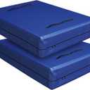 Cosy Family Mattress Bags for Moving with 8 Handles - 170GSM Extra-Thick Mattress Bag for Moving Supplies - Reusable Mattress Cover Protector Storage with Zipper, Blue, California King-(Pack of 2)