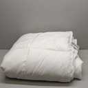 Amazon Basics White Down Alternative Comforter and Duvet Insert with Corner Tabs, Machine Washable, King, Light White