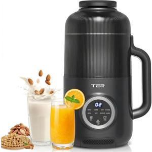 TER 40oz Nut Milk Maker Machine, Automatic Soy Milk Maker with 8 Smart Preset Programs, Almond Oat Soy Plant-Based Milk Maker with 12H Delay Start, Keep Warm, Self-Cleaning
