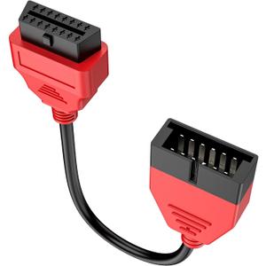 Autel Original OBD1 to OBD2 GM Adapter Cable, 12 Pin Male to 16 Pin Female Extension, OBD II Connector Replacement for GM Diagnostic Tool