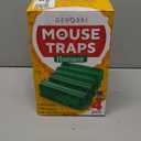 4 Pcs Humane Mouse Traps Indoor for Home, Live Mouse Trap, Reusable Mice Trap Catcher for House & Outdoors (01-Green(4Pack))