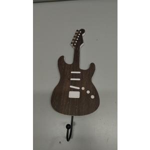 KUNGYO Vintage Guitar Shaped Decorative Hooks Rack Hangers for Hanging Clothes Coats Towels Keys Hats Metal Resin Hooks Wall Mounted Heavy Duty (Guitar Hook-B)