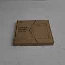 FITINDEX Bathroom Scale for Body Weight, Highly Accurate Digital Weighing Scale with Large LCD Display, Transparent and Slim Tempered Glass, 400 lbs, Black