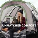 Napier Backroadz Truck Tent | Pickup Truck Bed Camping Tent | Rainfly for Water Protection | Sturdy and Spacious 2-Person Truck Tent | Easy 10-Minute Setup | Gray/Green