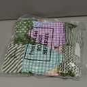 SilTriangle 24 Pcs Easter Carrot Shaped Treat Bags Easter Basket Stuffers Fabric Drawstring Candy Gift Goodie Bags for Egg Hunt Outdoor Party Supplies (Plaid Style)