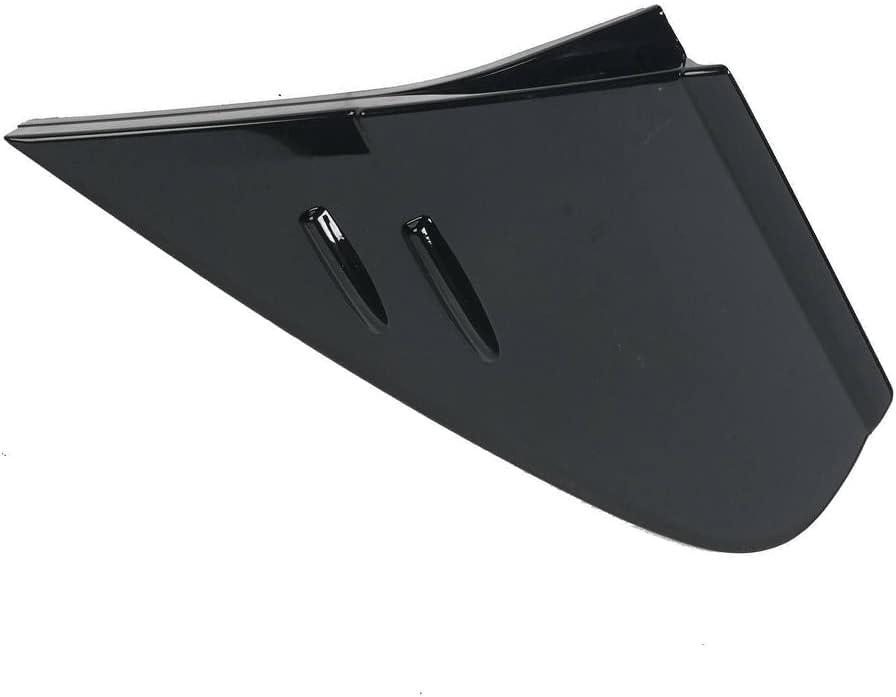Front Driver Side Mirror Corner Triangle Fender Cover Compatible with Toyota Prius 2016-2020 Side Door Rearview Triangle Trim Panel Mirror Triangle Plate 60117-47030 Matte Black, Left Side