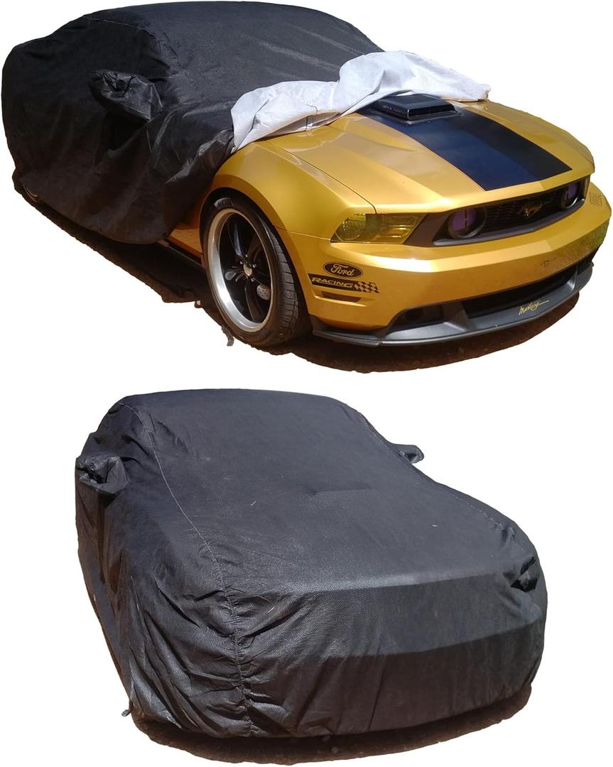 Custom FIT Car Cover for Ford Mustang 2005 2006 2007 2008 2009 2010 2011 2012 2013 Car Cover for XTREMECOVERPRO PRO Plus Series Black
