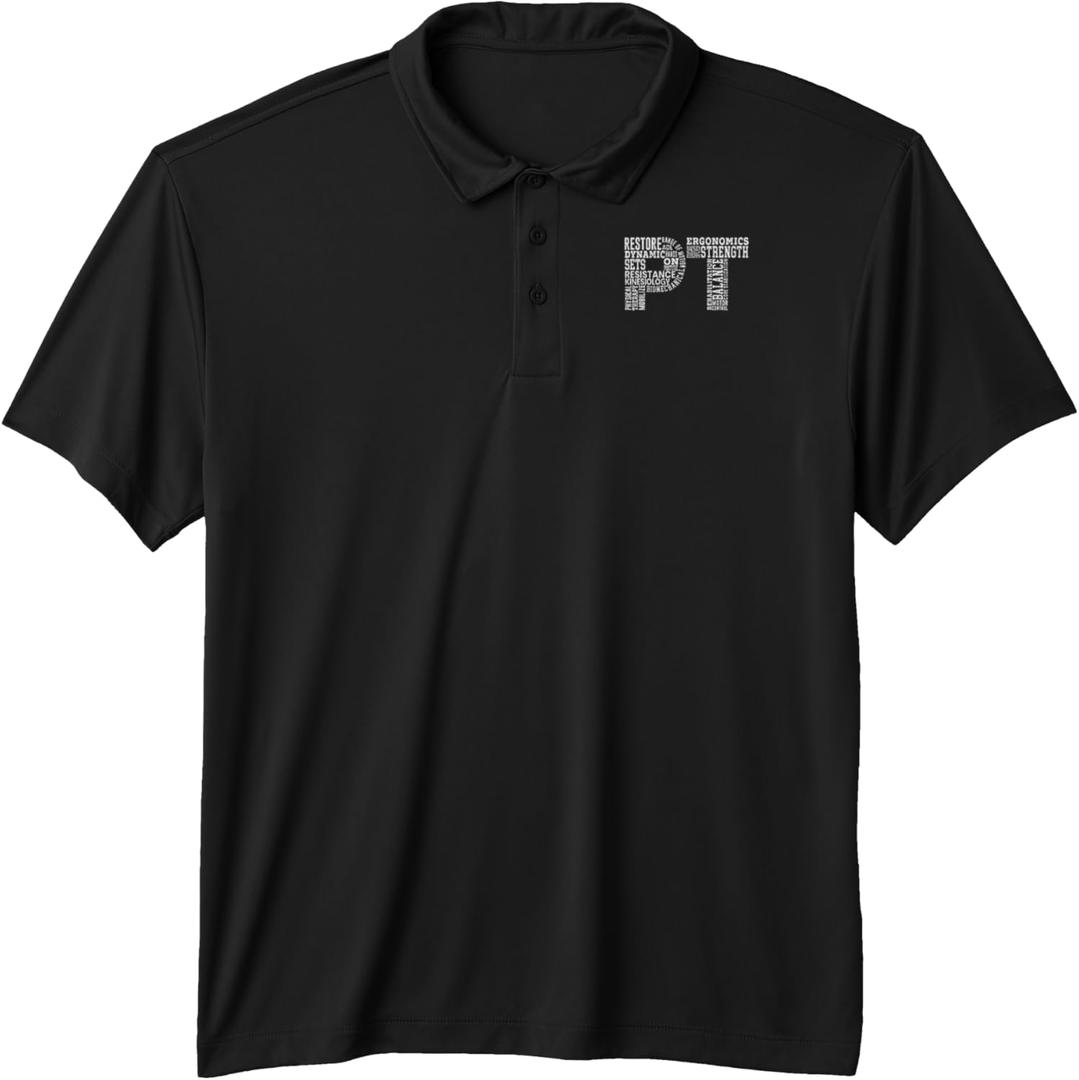 PT Physical Therapist Physiotherapy Medical Healthcare Performance Polo Shirt