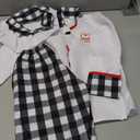 Haysandy 3 Pieces Halloween Kids Chef Costume Role Play Chef Costume with Hat for Boys and Girls (Small)