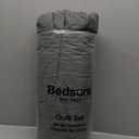 Bedsure Quilts Queen Size - Grey Bedspreads Queen Size with Basket Weave Pattern, Soft Quilt Bedding Set, Lightweight Comforter Set Coverlet for All Seasons with 2 Pillow Shams (90" x 96")