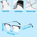 Color Blind Glasses for Men/Women, Premium High Contrast Colorblind Glasses, Red Green Color Blind Glasses for Outdoor and Indoor