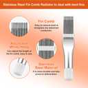 Fcr6 Air Conditioner Fin Comb Set 3PCS AC Fin Comb Straightener Include Fcr6 Fin Comb, Metal Radiator Fin Comb and Plastic Air Conditioner Fin Comb Radiator Comb by Cenipar