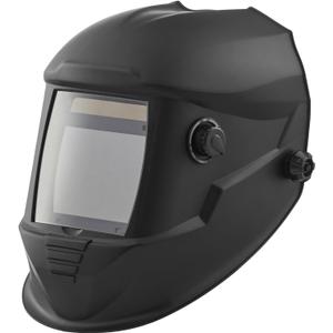 VEVOR Welding Helmet Auto Darkening, 3.94" x 3.15" True Color Welding Hood, Solar-Powered Welder Mask 4 Arc Sensors, Wide Shade 4/5-9/9-13 for TIG MIG Weld Cutting Grinding Application - METIS Series (Matte Black 12sq.in)
