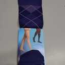 Sigvaris Womens Style Microfiber Patterns 830 Closed Toe Calf-High Socks 20-30mmHg, Medium