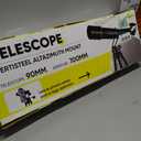 Telescope, 90mm Aperture 700mm Professional Telescope for Adults, High Power with Upgraded Vertisteel AZ Slow-Motion Mount Telescopes for Astronomy Beginners, Stainless Steel Tripod, Phone Adapter,Bag