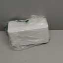 Cable Tidy Box White Cable Box with Bamboo Lid Cable Organiser Cable Management Box for Hiding Cables and Plugs