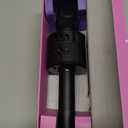 BONAOK Karaoke Microphone for Kids & Adults - Bluetooth Microphones Singing Mic with Disco Lights, Echo Effect, Built-in Speaker Portable Karaoke Player for Party Travel Gifts Q78(Black)