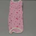 Dog’s Recovery Suit Post Surgery Shirt for Puppy, Wound Protective Clothes for Little Animals(Pink Stars-l), L