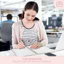 2026 Planner, Weekly and Monthly Calendar Planner Book, Jan 2026 - Dec 2026, Planning Agenda for Desk Accessories and School Supplies - A5 (6.3'' x 8.5'') (Pink-Green Plaid)