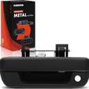 A-Premium - Upgraded Metal Tailgate Handle - Compatible with 2004-2012 Chevrolet Colorado & GMC Canyon & Isuzu i-280 i-290 i-350 i-370 - Textured Black Latch Handle, w/Keyhole
